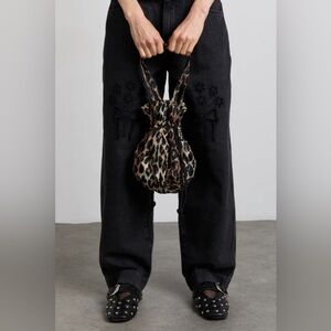 NWT Damson Madder Leopard Pouch Bag